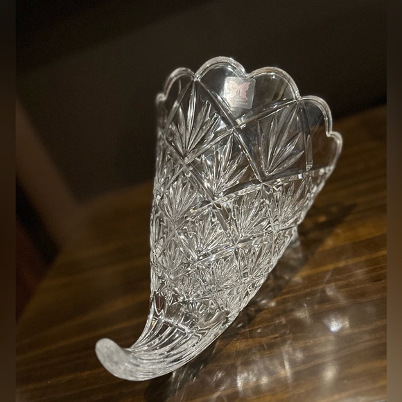 Marquis Waterford Horn of Plenty Cornucopia Centerpiece Crystal - Picture 7 of 13